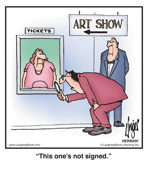 This one’s not signed.