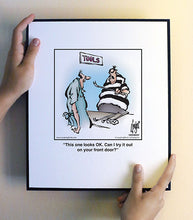 Load image into Gallery viewer, This one looks OK. Can I try it out on your front door?