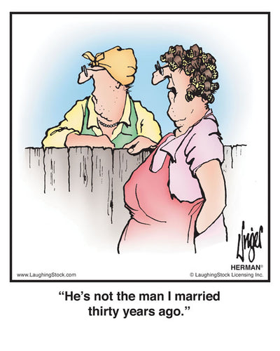 He’s not the man I married thirty years ago.