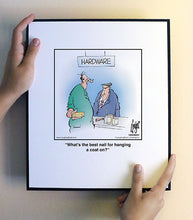 Load image into Gallery viewer, What’s the best nail for hanging a coat on?