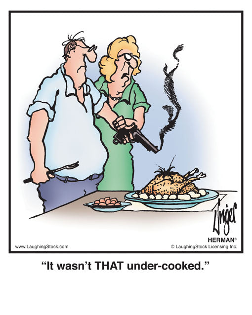 It wasn’t THAT under-cooked.