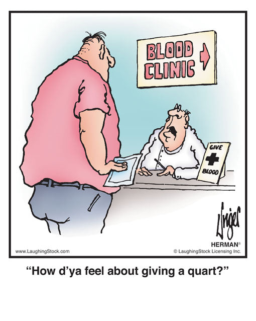 How d’ya feel about giving a quart?