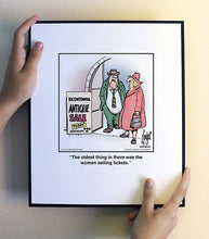 Load image into Gallery viewer, The oldest thing in there was the woman selling tickets.