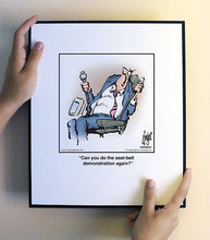 Load image into Gallery viewer, Can you do the seat-belt demonstration again?