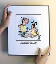 Load image into Gallery viewer, I wish I could think of a way of eliminating this static cling.