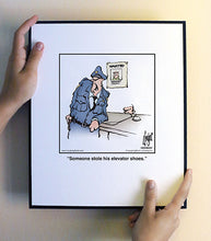 Load image into Gallery viewer, Someone stole his elevator shoes.