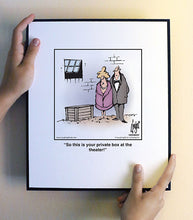 Load image into Gallery viewer, So this is your private box at the theater!