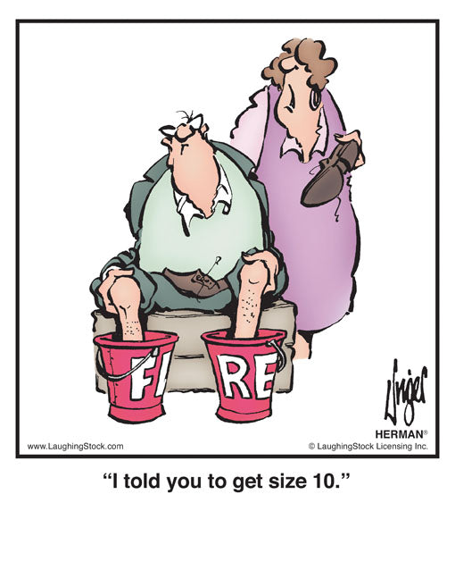 I told you to get size 10.