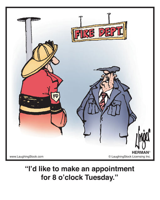 I’d like to make an appointment for 8 o’clock Tuesday.