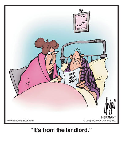 It’s from the landlord.