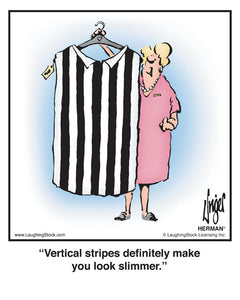 Vertical stripes definitely make you look