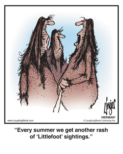Every summer we get another rash of ‘Littlefoot’ sightings.