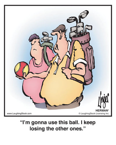 I’m gonna use this ball. I keep losing the other ones.