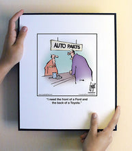 Load image into Gallery viewer, I need the front of a Ford and the back of a Toyota.