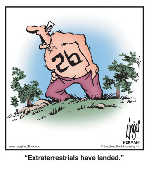 Extraterrestrials have landed.