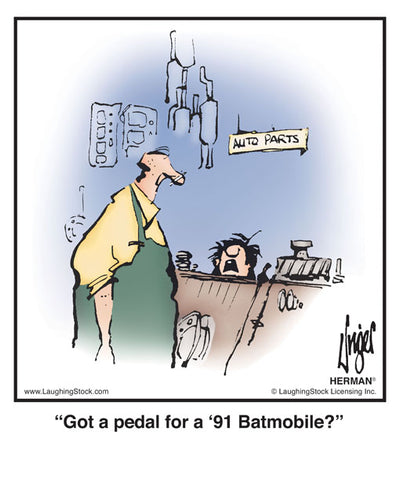 Got a pedal for a ‘91 Batmobile?