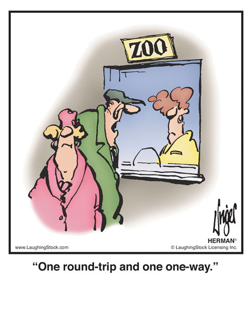 One round-trip and one one-way.