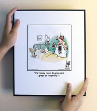 Load image into Gallery viewer, It’s Happy Hour. Do you want grape or raspberry?