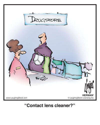 Contact lens cleaner?