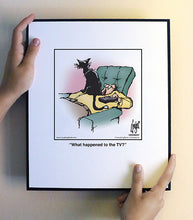 Load image into Gallery viewer, What happened to the TV?