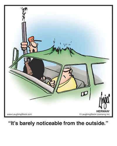 It’s barely noticeable from the outside.