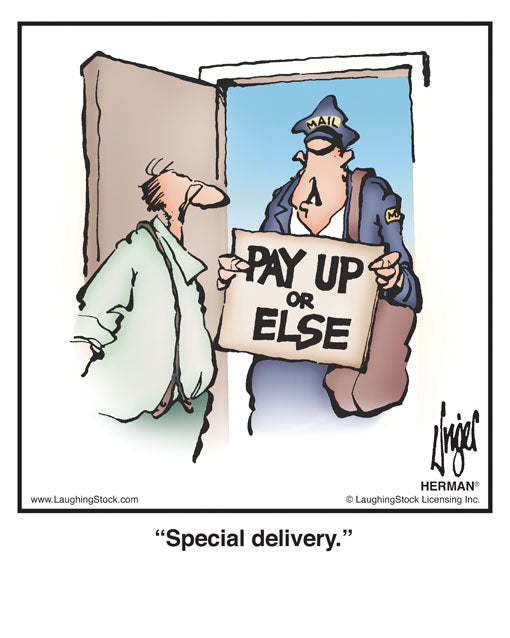 Special delivery.