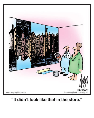 It didn’t look like that in the store.