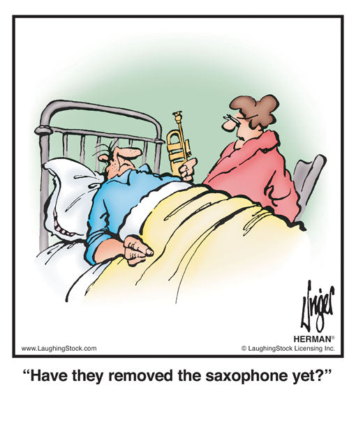 Have they removed the saxophone yet?