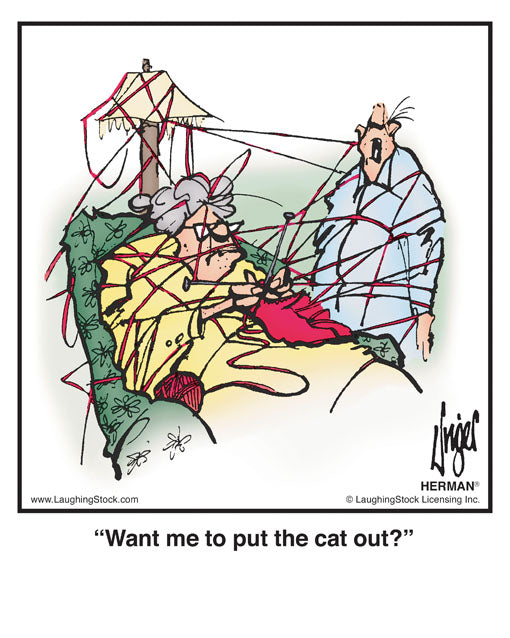Want me to put the cat out?