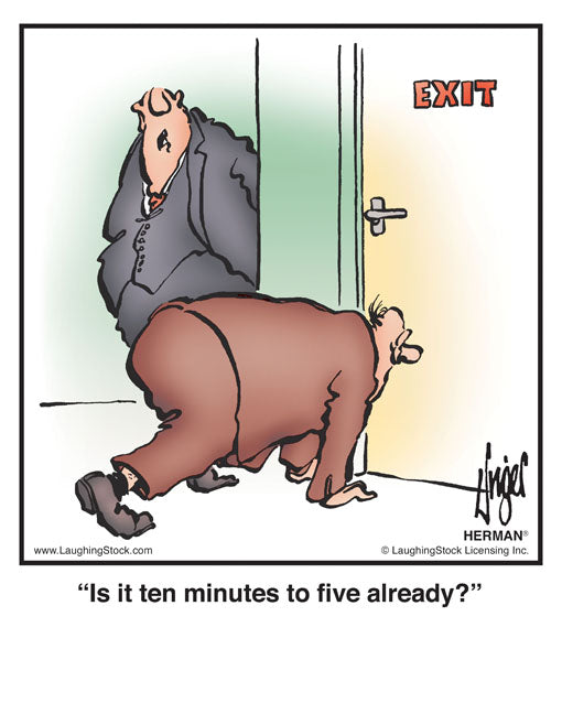 Is it ten minutes to five already?