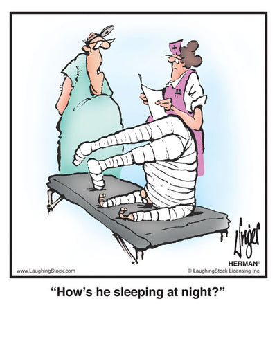 How’s he sleeping at night?