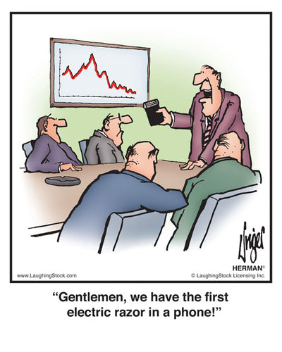 Gentlemen, we have the first electric razor in a phone!