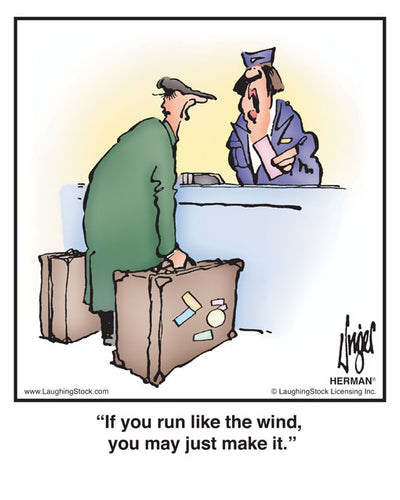 If you run like the wind, you may just make it.