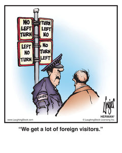 We get a lot of foreign visitors.