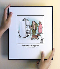 Load image into Gallery viewer, Now where’s he going with a screwdriver?