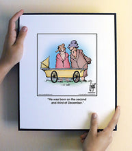 Load image into Gallery viewer, He was born on the second and third of December.