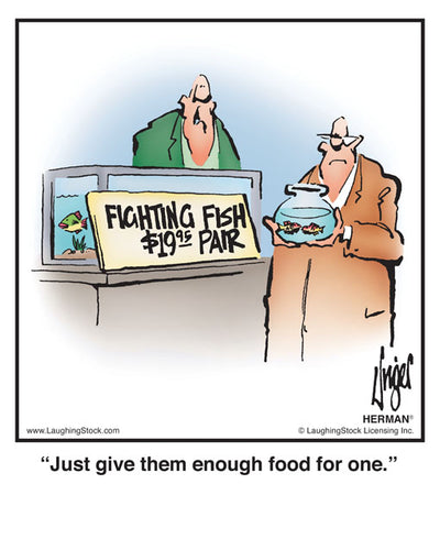 Just give them enough food for one.