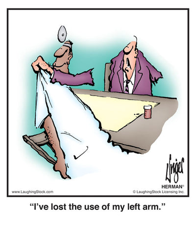 I’ve lost the use of my left arm.