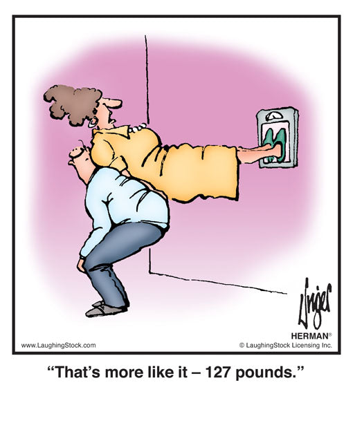 That’s more like it – 127 pounds.