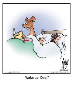 Wake up, Dad.