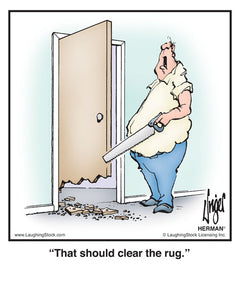 That should clear the rug.