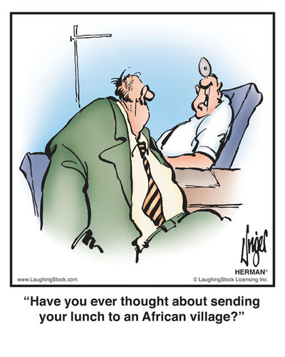 Have you ever thought about sending your lunch to an African village?