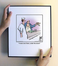 Load image into Gallery viewer, It shot over there, under the stove!