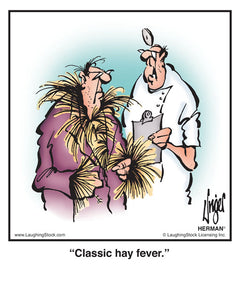 Classic hay fever.