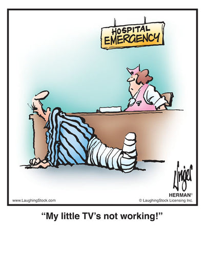 My little TV’s not working!