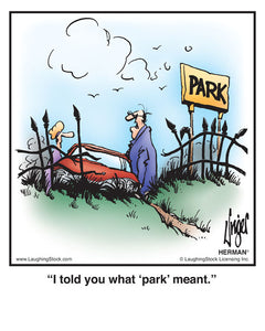 I told you what ‘park’ meant.