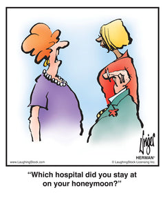Which hospital did you stay at on your honeymoon?