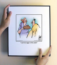 Load image into Gallery viewer, I put two eggs in this cake!