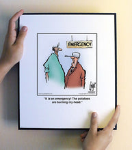 Load image into Gallery viewer, It is an emergency! The potatoes are burning my head.