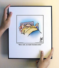 Load image into Gallery viewer, Mom, look, we made Grandad smile!